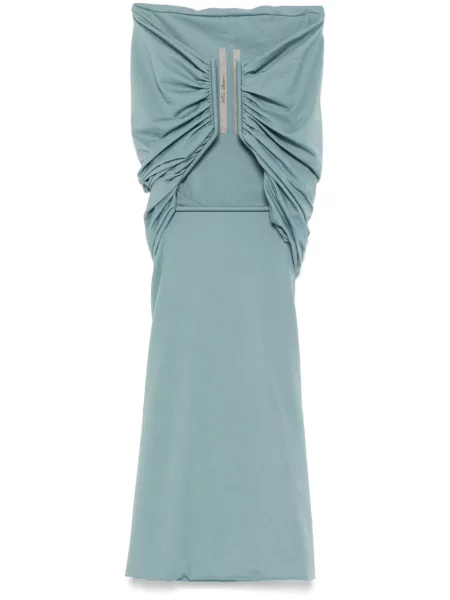 Rochie mini Rick Owens din jerseu albastru