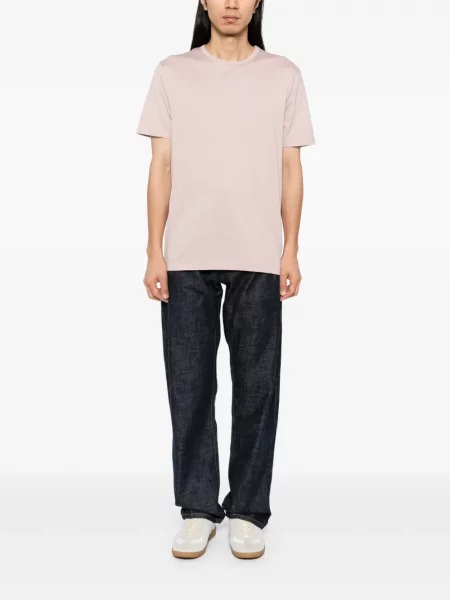 Tricou Sunspel clasic roz