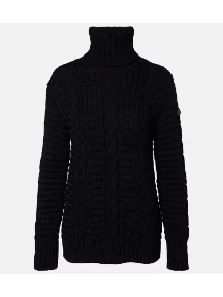 Volneni pulover Moncler Genius črna