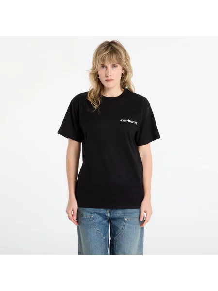 Tricou Carhartt WIP S/S Caps T-Shirt UNISEX Black L negru