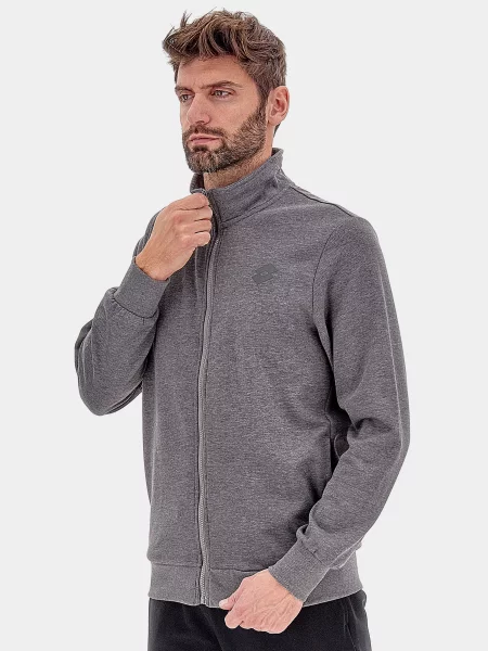 Кофта спортивна Lotto бавовна/поліестер сірий