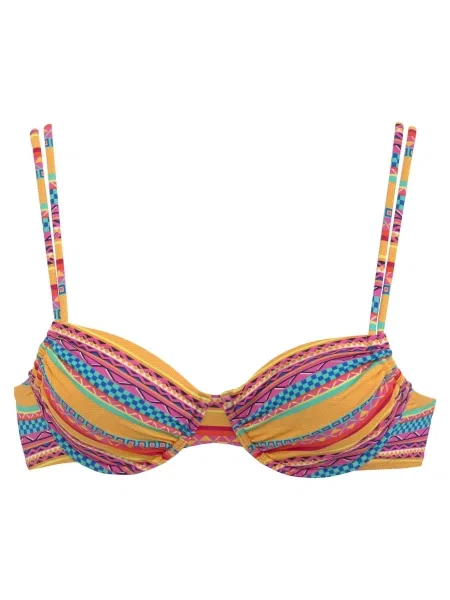 BUFFALO Sutien costum de baie galben