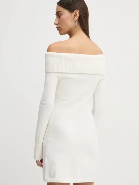 Šaty Hollister Co. mini béžová