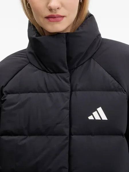 Pantaloni Adidas cu dungi cu broderie negru