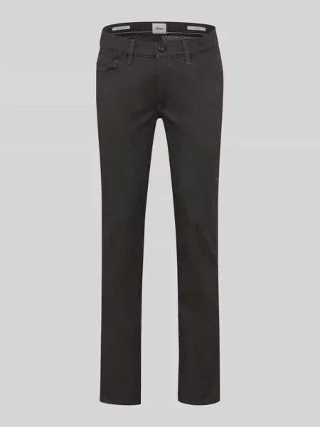 Chinosy o kroju regular fit z mieszanki bawełny z dodatkiem model Wool Look Flex' Brax