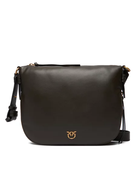 Сумка PINKO Hobo Zip Around Classic AI PLTT зелений