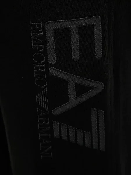 Спортивні штани Emporio Armani з аплікацією чорний