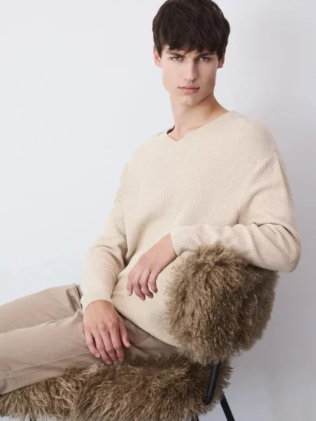 Svetr Medicine pánský béžová