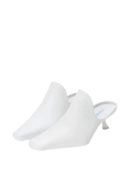 Papuci tip mules Loewe alb
