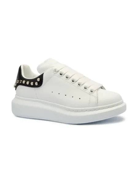 Alexander McQueen Teniși din piele alb