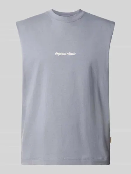 T-shirt z haftem Jack & Jones