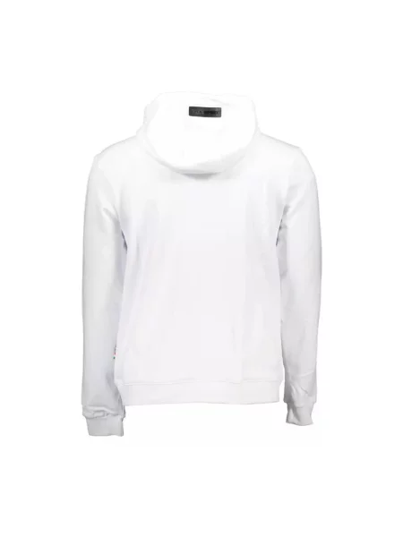 Dzianinowa bluza sportowa Plein Sport biała