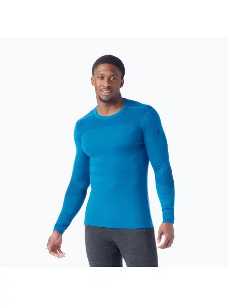 Merino gyapjú termikus termoaktív fehérnemű Smartwool kék