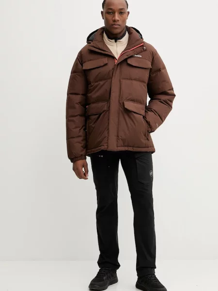 Pánska zateplená bunda Columbia Landroamer Puffer tobacco hnedá