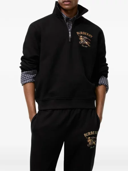 Pulover Burberry în carouri negru