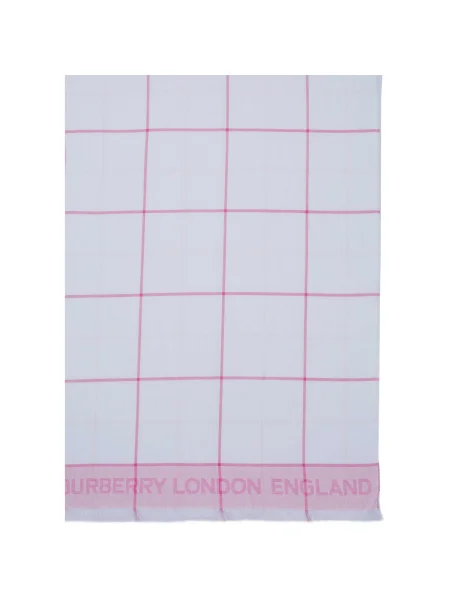 Šatka Burberry biela