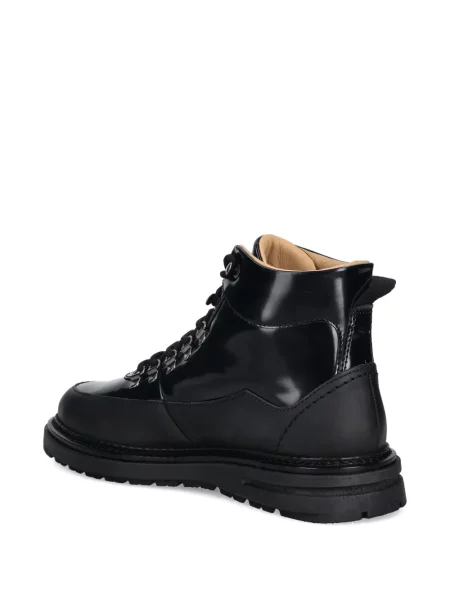 Botine Gant cu șireturi din dantelă negru
