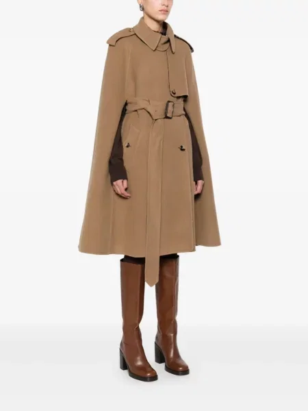 Palton Burberry de lână maro