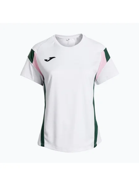 Tricou de tenis pentru femei Joma Montreal alb/verde alb