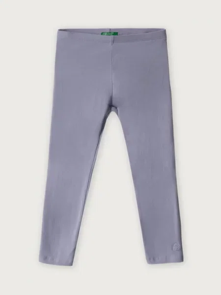 United Colors of Benetton legíny detské s elastanom fialová