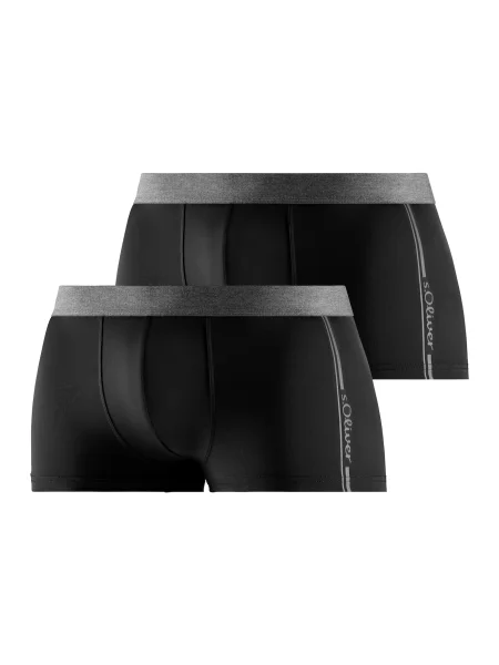 S.Oliver Boksarice pegasto siva črna