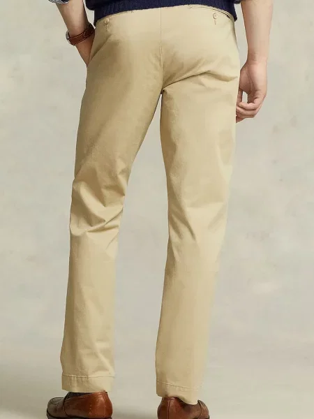 Штани Polo Ralph Lauren прямі бежевий