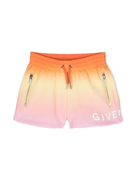 Szorty dziecięce Givenchy pomarańczowe