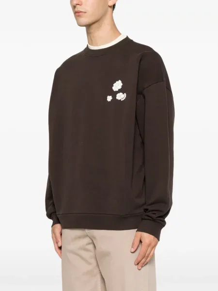 Hanorac Sandro cu model floral maro