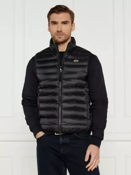 Lacoste Szteppelt mellény fekete