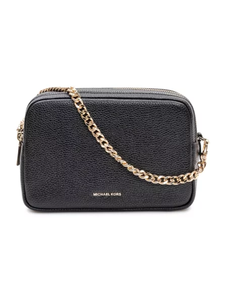 Torebka crossbody Michael Kors skórzana czarna
