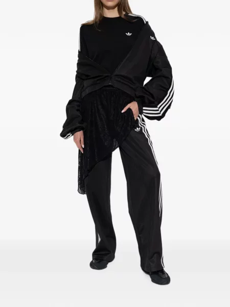 Hanorac Adidas cu broderie retro alb