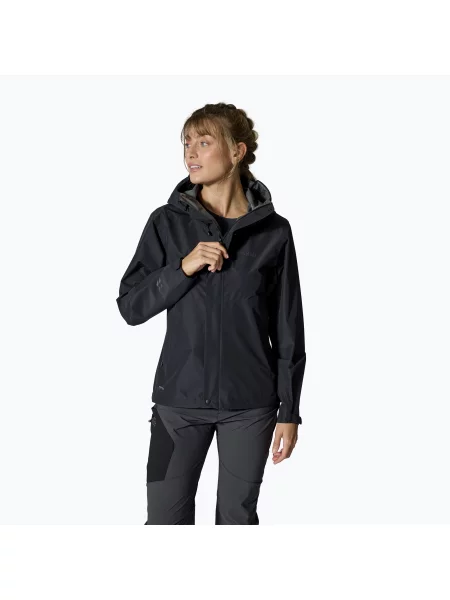 Дамско непромокаемо яке Rab Downpour black черно