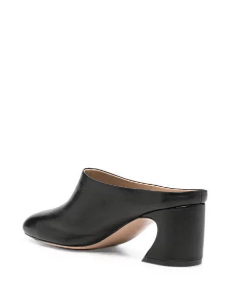 Δερμάτινα mules Adrianna Feretti μαύρο