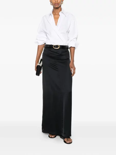 Fusta maxi Lutz Huelle negru