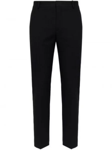 Talie medie pantaloni Alexander Mcqueen negru