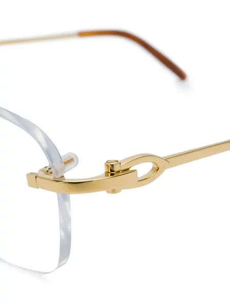 Okulary przeciwsłoneczne Cartier Eyewear białe