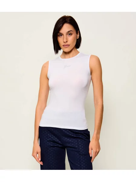 GUESS Tricou alb