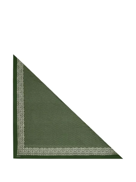 Fular The Great cu model floral cu imagine verde