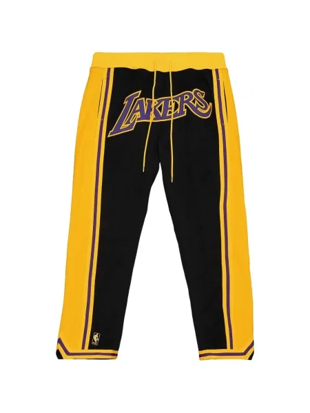Pantaloni Mitchell & Ness alergare negru