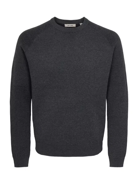 Only & Sons Pulover ONSVILLAS metalic gri
