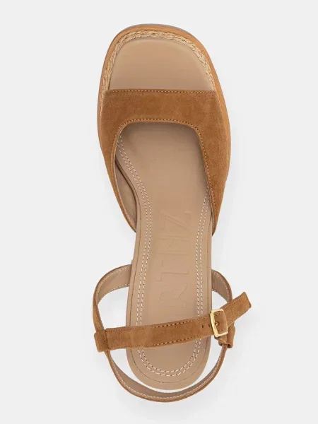 Замшевые босоножки Souliers Martinez