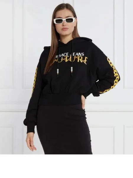 Versace Jeans Couture Hanorac negru