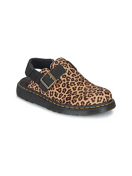 Superge Dr. Martens z leopardjim vzorcem črna