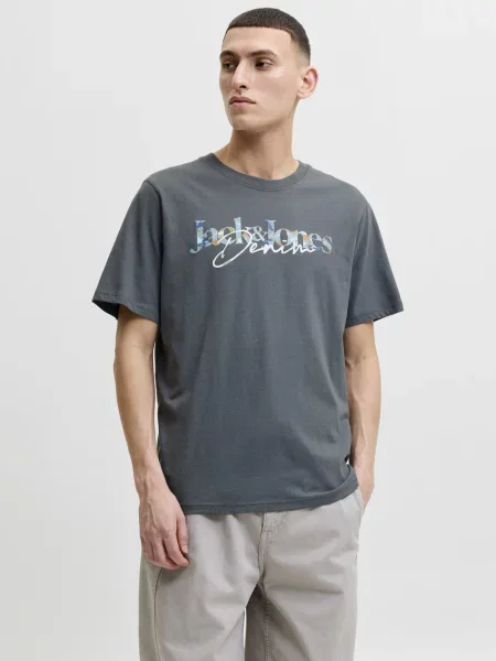Jack & Jones koszulka Mężczyźni S szary