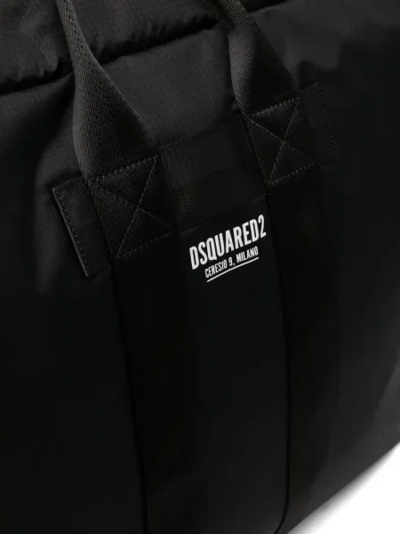 Geantă Dsquared2 cu imagine negru