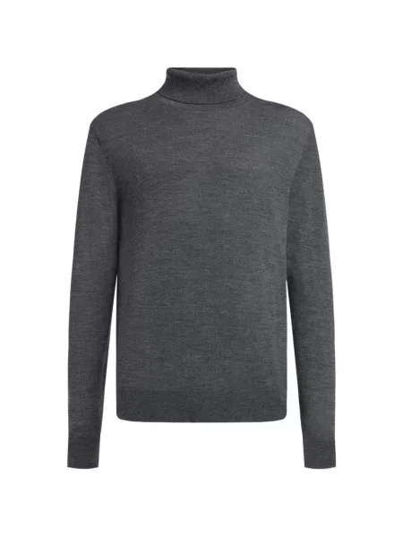 Sweter 12 Storeez z wełny merino szary