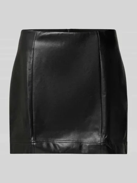 Spódnica mini o dopasowanym kroju z zamkiem błyskawicznym model ‘REKLUS’ Hugo Blue czarna