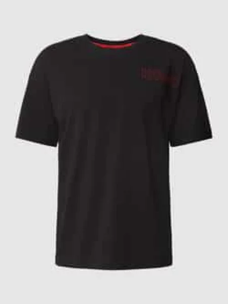 T-shirt z nadrukiem z logo model ‘Unite’ Hugo czarna