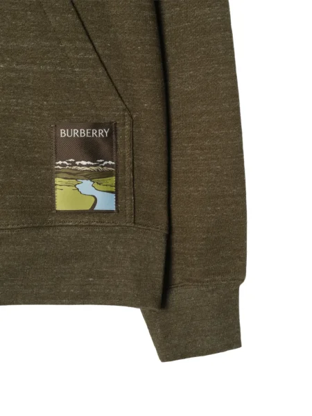 Hanorac cu glugă Burberry verde