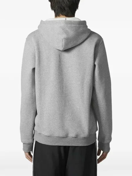 Strečové vícebarevný polotričko Adidas s autogramem šedé